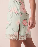 Recycled Fibers Lace Trim Nightie