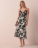 Satin Thin Straps Nightie