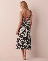 Satin Thin Straps Nightie