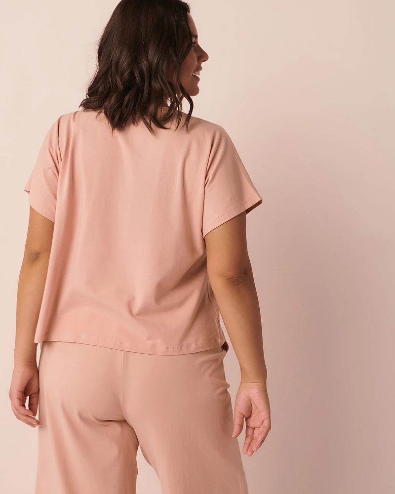 Flocking Print T-shirt