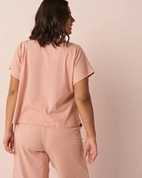 Flocking Print T-shirt