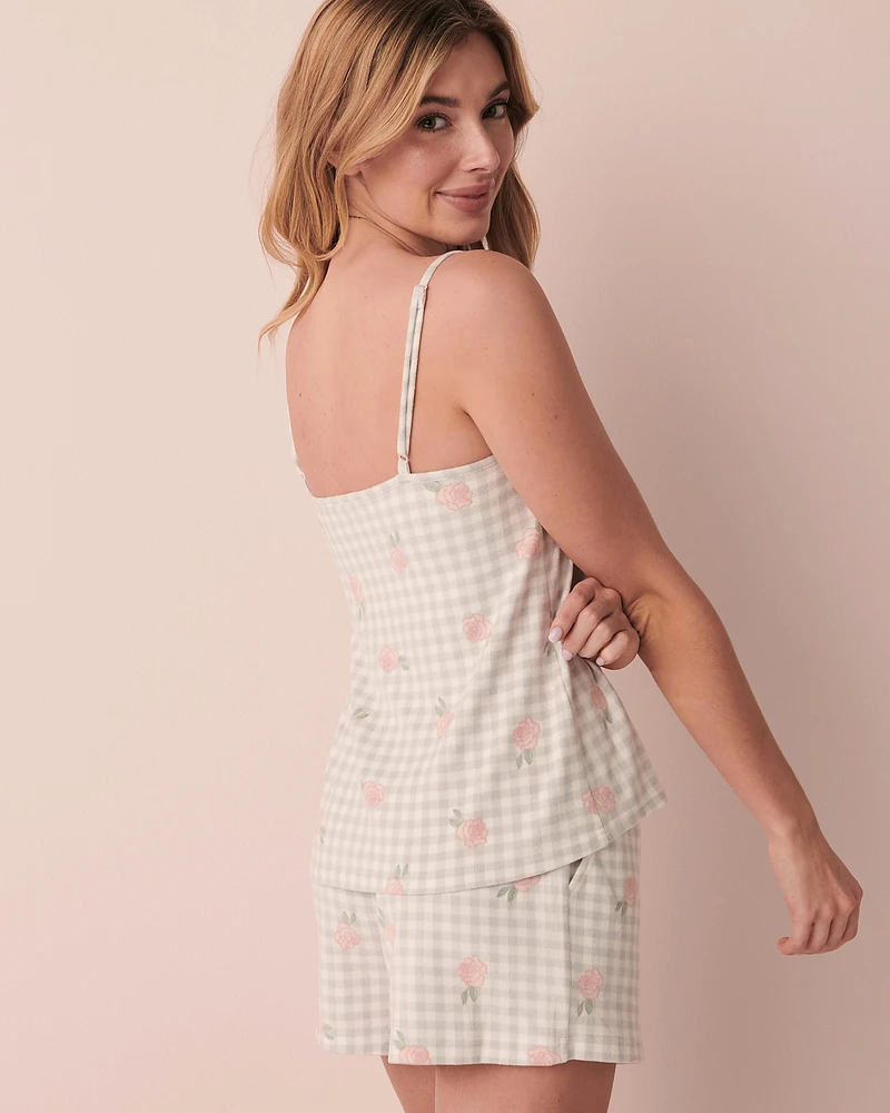 Recycled Fibers Lace Trim Cami