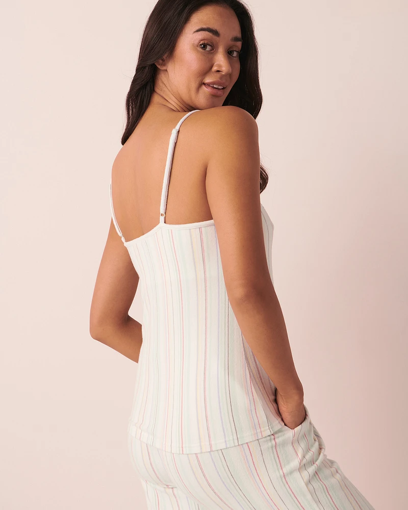 Recycled Fibers Lace Trim Cami