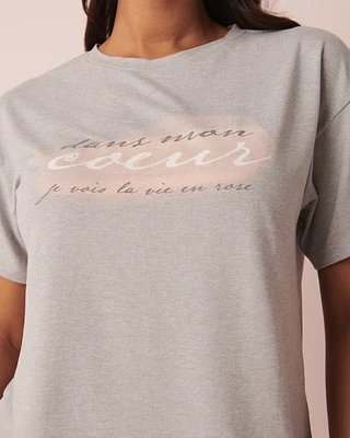 T-shirt col rond ultra doux