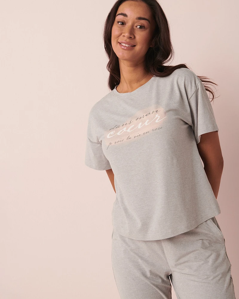 T-shirt col rond ultra doux