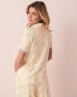 Chemisier ultra doux détails de dentelle