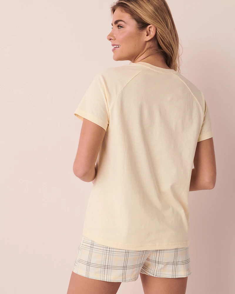 Cotton Crew Neck T-shirt