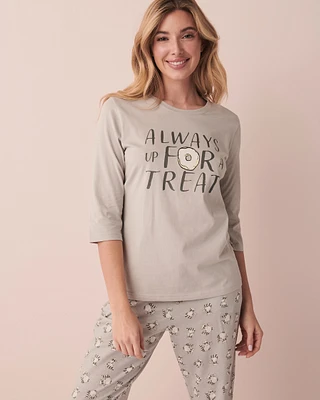 Cotton 3/4 Sleeve Shirt