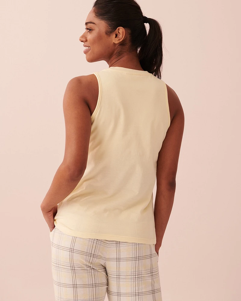 Camisole encolure dégagée en coton