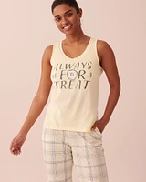 Camisole encolure dégagée en coton