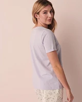 Cotton V Neck T-shirt