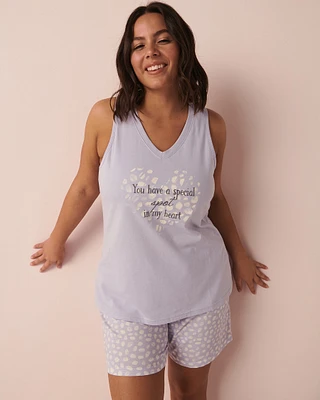 Camisole encolure en V coton
