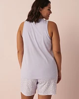 Camisole encolure en V coton