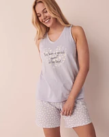 Camisole encolure en V coton