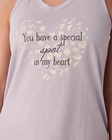 Camisole encolure en V coton