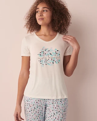 Soft Jersey V-neck T-shirt