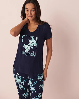 Soft Jersey V-neck T-shirt
