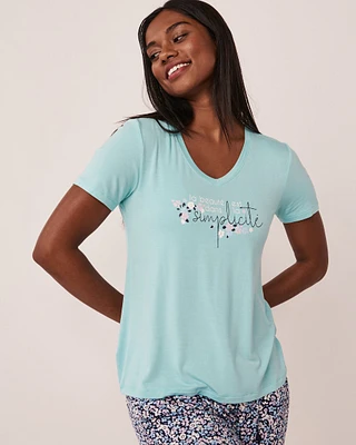 Soft Jersey V-neck T-shirt