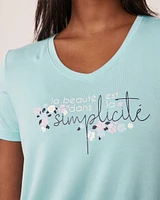 Soft Jersey V-neck T-shirt