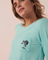 Chandail manches 3/4 en jersey doux