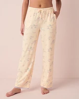 Pantalon ultra doux détails de dentelle