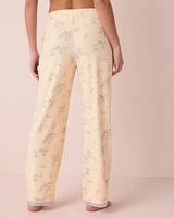 Pantalon ultra doux détails de dentelle