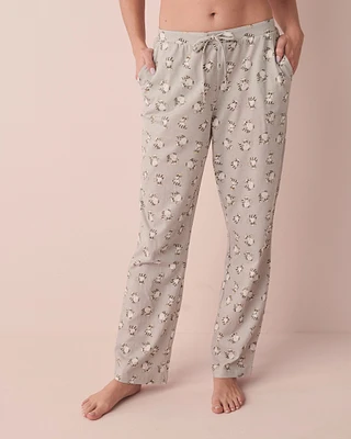 Cotton Straight Leg Pant