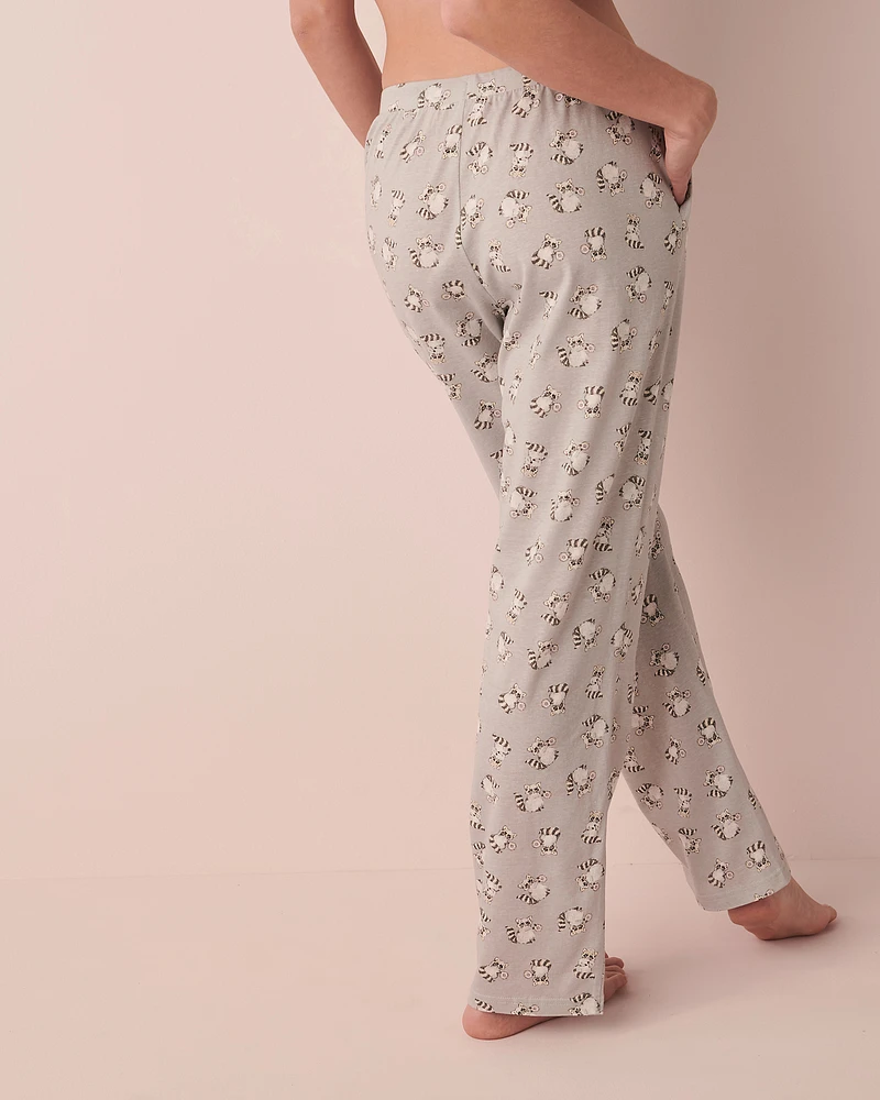 Cotton Straight Leg Pant