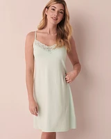 Recycled Fibers Lace Trim Nightie