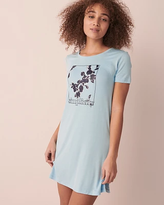 Soft Jersey Short Sleeve Sleepshirt