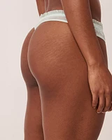 Culotte tanga dentelle et résille