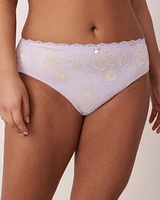 Culotte bikini microfibre dos lisse