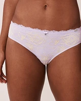 Culotte bikini microfibre dos lisse