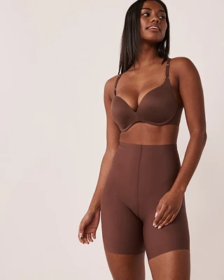 Short taille haute mi-cuisse maintien modéré en microfibre