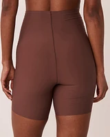 Short taille haute mi-cuisse maintien modéré en microfibre