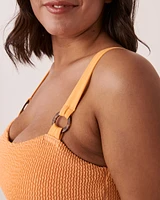 PEACH COBBLER Bandeau Bikini Top