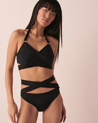 Haut de bikini triangle drapé SOLID