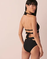 Haut de bikini triangle drapé SOLID