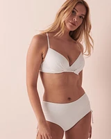 Haut de bikini push-up en fibres recyclées SOLID