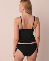 Haut tankini ourlet en pointe SOLID