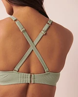 LILYPAD Recycled Fibers D Cup Balconette Bikini Top