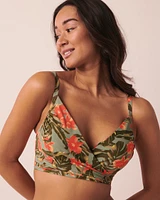 ORCHIDS GARDEN D Cup Bikini Top