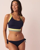 Haut de bikini bralette bonnet D COLOURBLOCK
