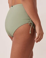 LILYPAD Recycled Fibers Mid Waist Bikini Bottom