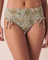 Bas de bikini lacé MODERN PAISLEY