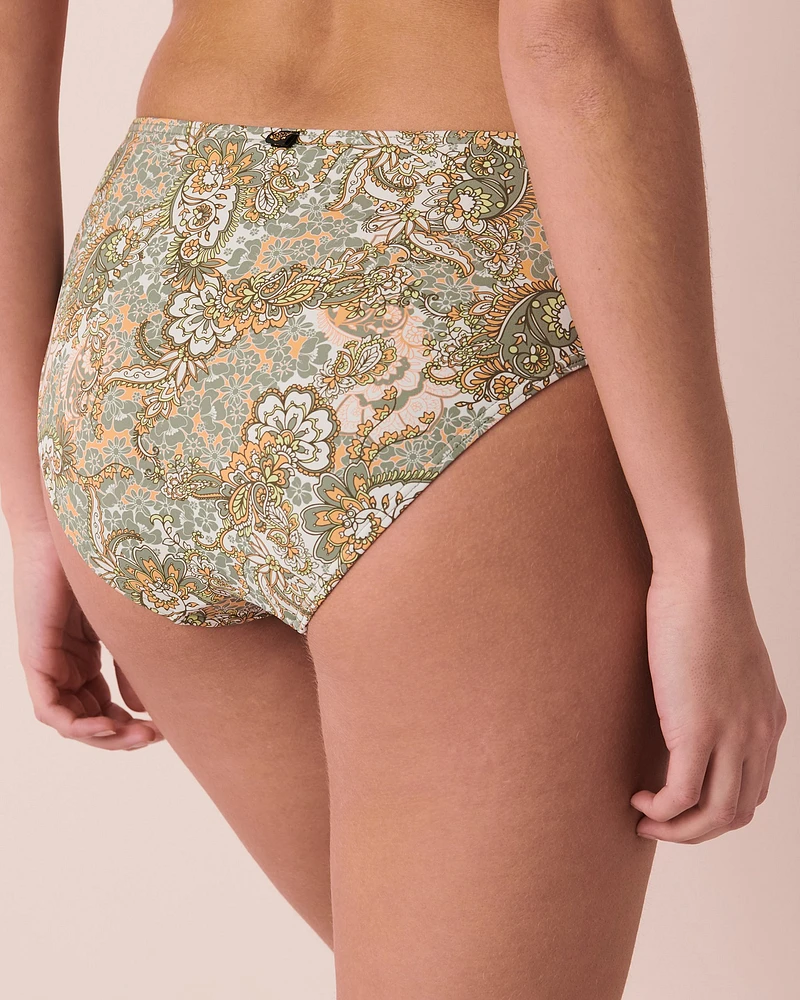 Bas de bikini lacé MODERN PAISLEY