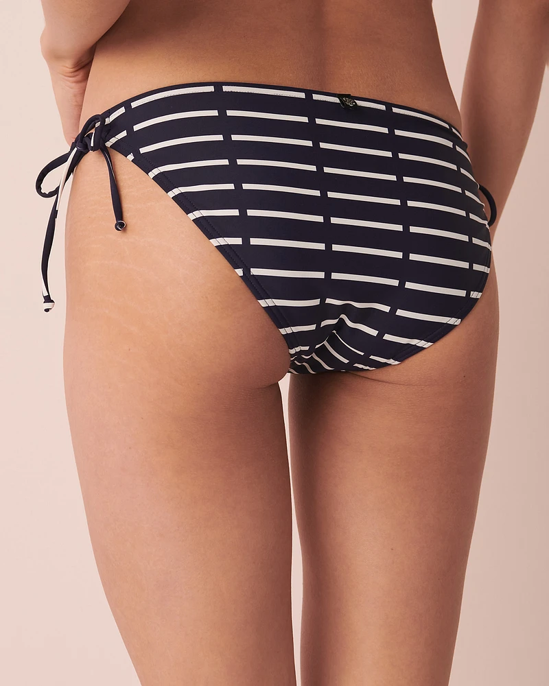 Bas de bkini noué aux hanches MODERN STRIPE