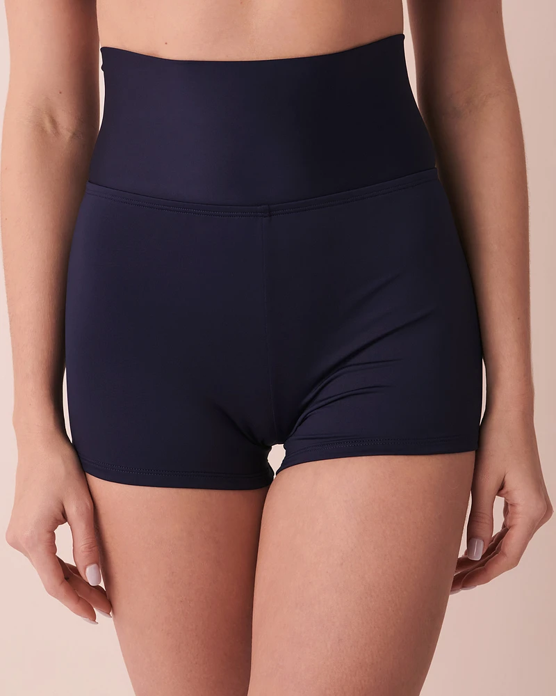 Bas de bikini garçonne en fibres recyclées EVENING BLUE