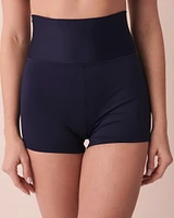 Bas de bikini garçonne en fibres recyclées EVENING BLUE