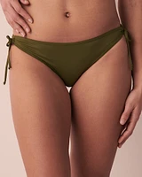 Bas de bikini brésilien en fibres recyclées WINTER MOSS